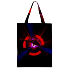 Science Fiction Cover Adventure Zipper Classic Tote Bag by Pakrebo