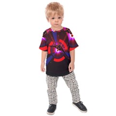 Science Fiction Cover Adventure Kids  Raglan Tee