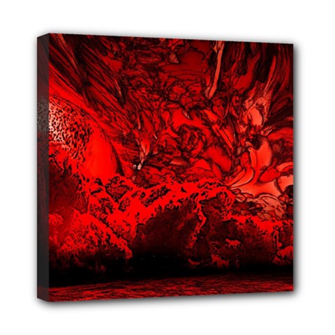 Planet Hell Hell Mystical Fantasy Mini Canvas 8  X 8  (stretched) by Pakrebo