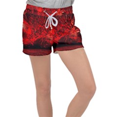 Planet Hell Hell Mystical Fantasy Women s Velour Lounge Shorts by Pakrebo