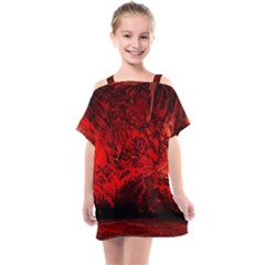 Planet Hell Hell Mystical Fantasy Kids  One Piece Chiffon Dress