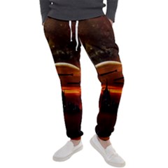 Science Fiction Digital Illustration Men s Jogger Sweatpants