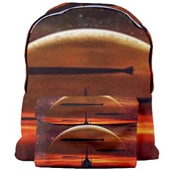 Science Fiction Digital Illustration Giant Full Print Backpack by Pakrebo