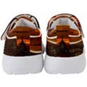 Science Fiction Digital Illustration Kids  Velcro Strap Shoes View4