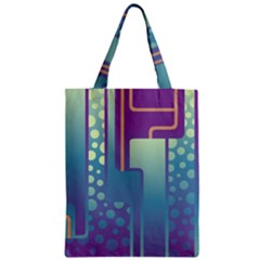 Non Seamless Pattern Background Zipper Classic Tote Bag by Pakrebo