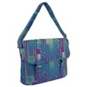 Non Seamless Pattern Background Buckle Messenger Bag View1