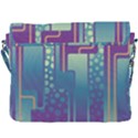 Non Seamless Pattern Background Buckle Messenger Bag View3