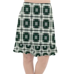 Pattern Design Texture Fashion Fishtail Chiffon Skirt