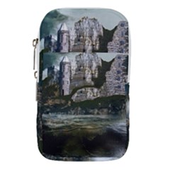 Sea Island Castle Landscape Waist Pouch (small) by Pakrebo