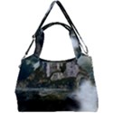 Sea Island Castle Landscape Double Compartment Shoulder Bag View1