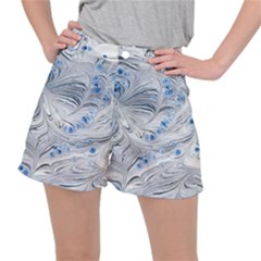 Marbled Paper Mottle Color Movement Ripstop Shorts by Pakrebo