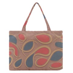 Background Abstract Non Seamless Zipper Medium Tote Bag by Pakrebo