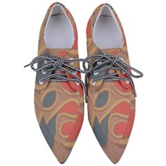 Background Abstract Non Seamless Pointed Oxford Shoes