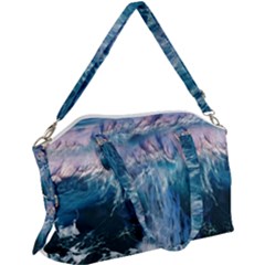 Sea Waves Ocean Water Beach Surf Canvas Crossbody Bag