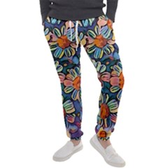 Daisies Flowers Colorful Garden Men s Jogger Sweatpants