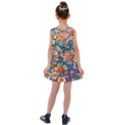 Daisies Flowers Colorful Garden Kids  Cross Back Dress View2