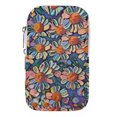 Daisies Flowers Colorful Garden Waist Pouch (small)