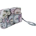 Compass Direction North South East Wristlet Pouch Bag (Small) View2