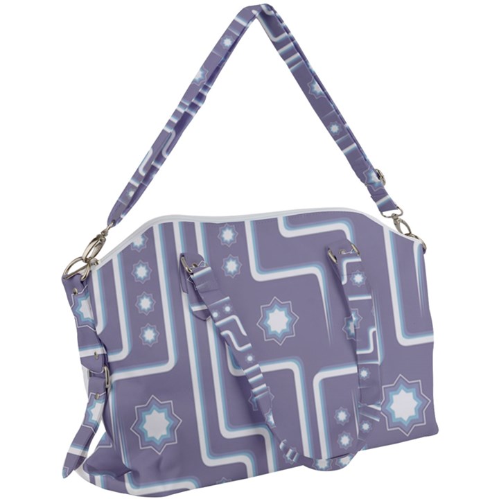 Pattern Non Seamless Background Canvas Crossbody Bag