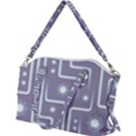 Pattern Non Seamless Background Canvas Crossbody Bag View2