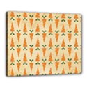 Patter Carrot Pattern Carrot Print Canvas 20  x 16  (Stretched) View1