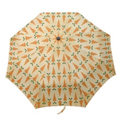 Patter Carrot Pattern Carrot Print Folding Umbrellas by Pakrebo