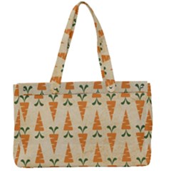 Patter Carrot Pattern Carrot Print Canvas Work Bag by Pakrebo