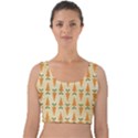 Patter Carrot Pattern Carrot Print Velvet Crop Top View1