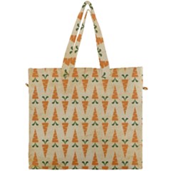 Patter Carrot Pattern Carrot Print Canvas Travel Bag by Pakrebo