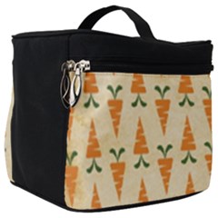 Patter Carrot Pattern Carrot Print Make Up Travel Bag (big) by Pakrebo