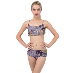 Abstract Drawing Design Modern Layered Top Bikini Set by Pakrebo