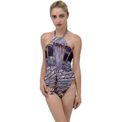 Abstract Drawing Design Modern Go With The Flow One Piece Swimsuit by Pakrebo