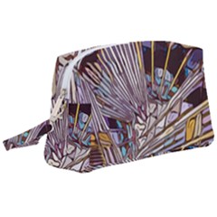 Abstract Drawing Design Modern Wristlet Pouch Bag (large)