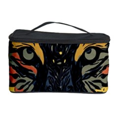 Tiger Predator Abstract Feline Cosmetic Storage by Pakrebo