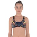 Tiger Predator Abstract Feline Got No Strings Sports Bra View1