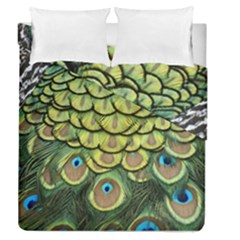 Peacock Feathers Peacock Bird Duvet Cover Double Side (queen Size) by Pakrebo