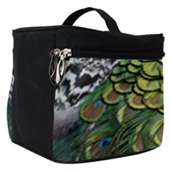 Peacock Feathers Peacock Bird Make Up Travel Bag (small)