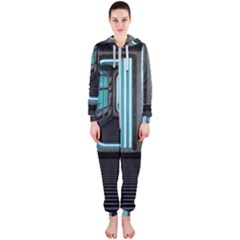 Explore Outer Space Sci Fi Fantasy Hooded Jumpsuit (ladies)  by Pakrebo