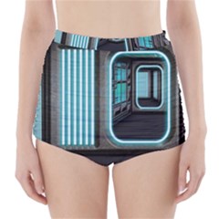 Explore Outer Space Sci Fi Fantasy High-waisted Bikini Bottoms by Pakrebo