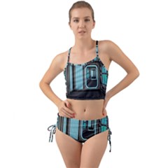 Explore Outer Space Sci Fi Fantasy Mini Tank Bikini Set by Pakrebo