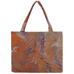 Marbled Paper Mottle Color Movement Mini Tote Bag by Pakrebo