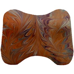 Marbled Paper Mottle Color Movement Head Support Cushion by Pakrebo