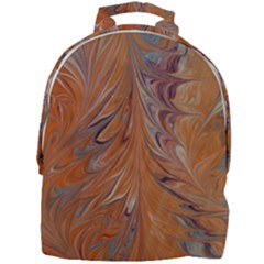 Marbled Paper Mottle Color Movement Mini Full Print Backpack by Pakrebo