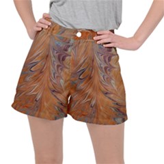 Marbled Paper Mottle Color Movement Ripstop Shorts by Pakrebo