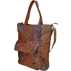 Marbled Paper Mottle Color Movement Shoulder Tote Bag by Pakrebo