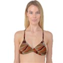 Marbled Paper Mottle Color Movement Reversible Tri Bikini Top View1