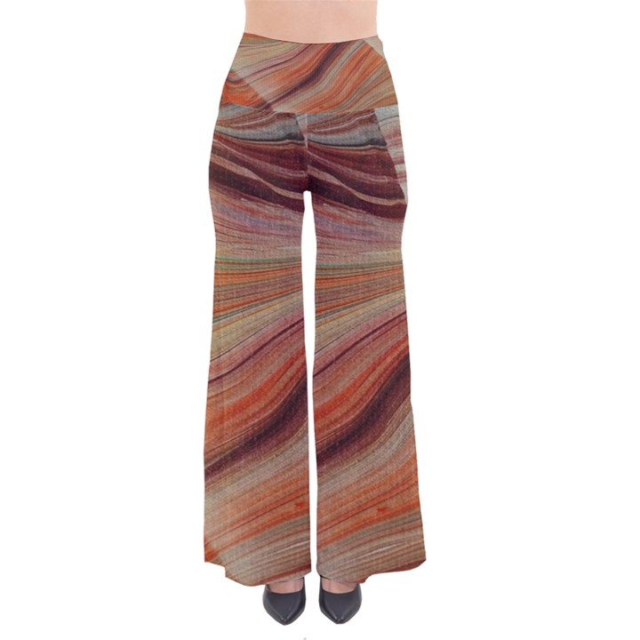 Marbled Paper Mottle Color Movement So Vintage Palazzo Pants