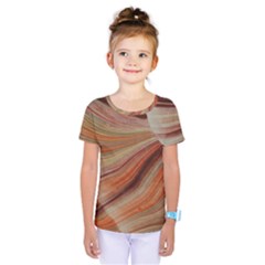 Marbled Paper Mottle Color Movement Kids  One Piece Tee