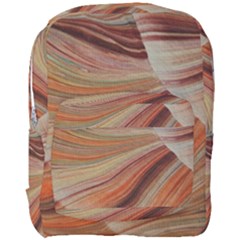 Marbled Paper Mottle Color Movement Full Print Backpack by Pakrebo