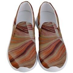 Marbled Paper Mottle Color Movement Men s Lightweight Slip Ons by Pakrebo